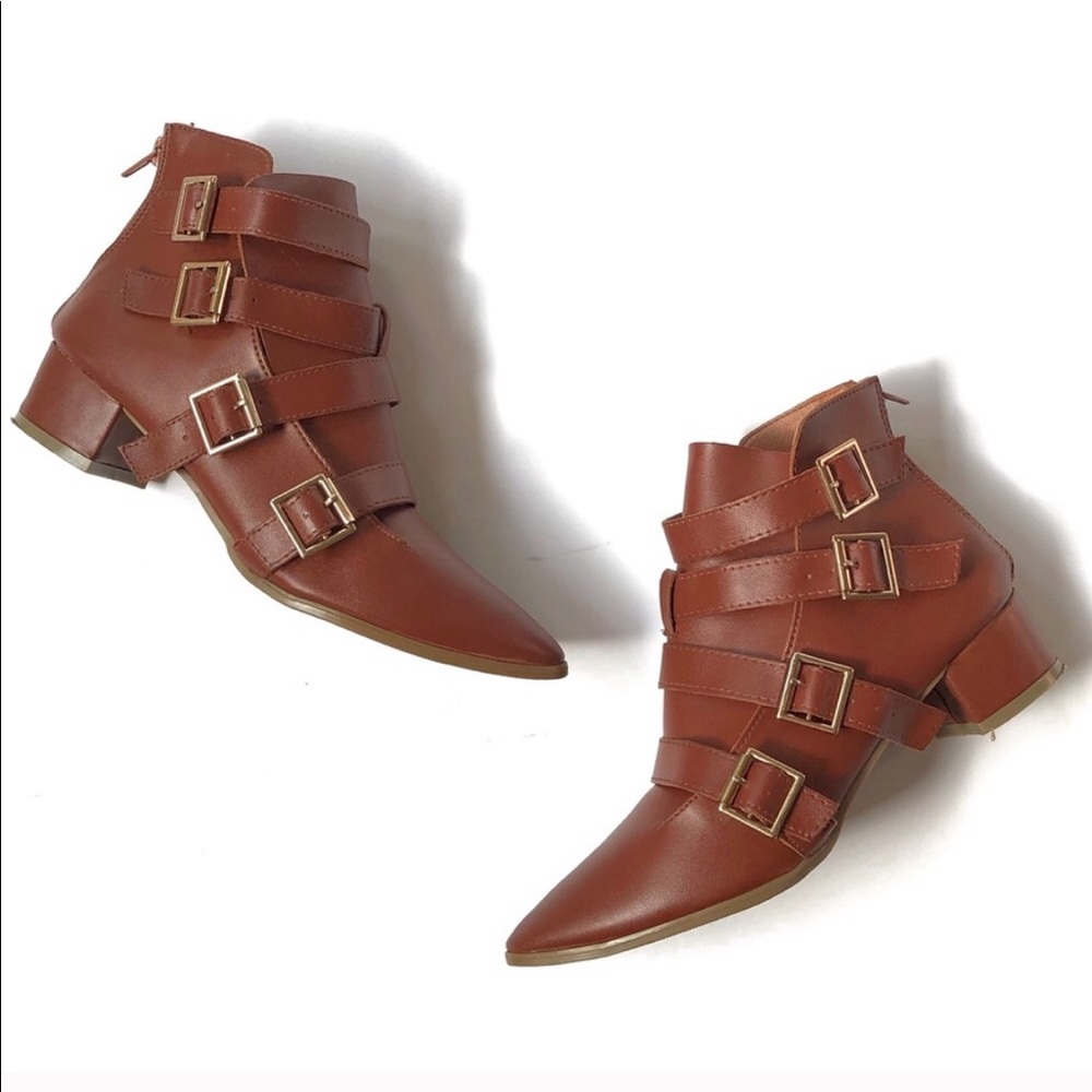Strappy Ankle Booties